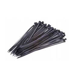Cable ties black 4.8x350mm  - 100 pcs