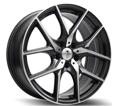 17" 5x112 Forzza Vision Grey Face Machined ET42 7.5J