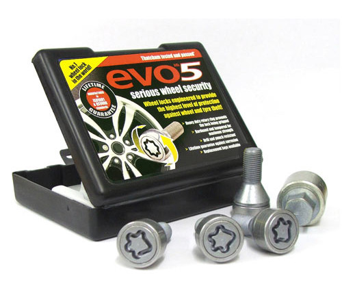 M12 x 1.25 x 22 mm HEX17 Konuss Riteņu drošības skrūves EVO5