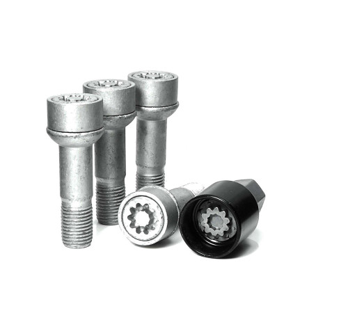 M14 x 1.5 x 45 mm HEX17 Sfēra R14 Drošības skrūves EVO5