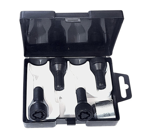 Drošības Skrūves M14x1,5 28 HEX 17 mm Konuss 60° (BLACK)
