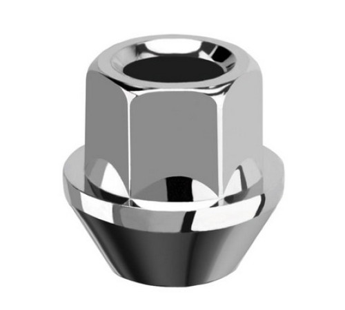 M12x1.25x23 HEX 17 mm Konuss Atvērts Diska uzgrieznis