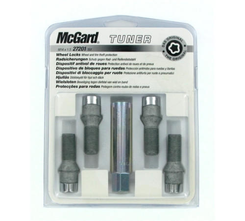 Skrūves M14x1,5 29,5 HEX 17 mm Konuss 60°