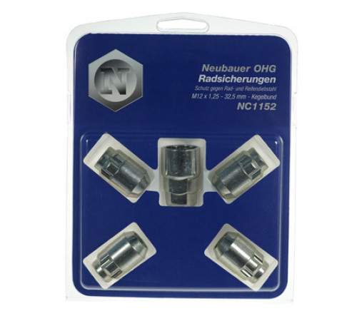 Uzgriežņi M12x1,25  HEX 19 mm / 21mm Konuss 60°