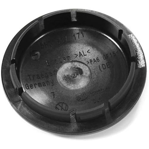 60.0mm VW disku vāciņš Melns ar baltu logo