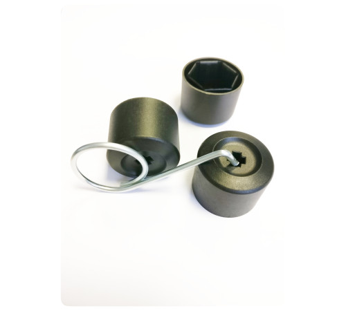 Skrūvju vāciņi 19mm (Melni, apaļi) 