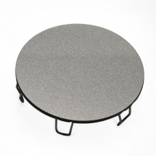 74.0mm /72mm disku vāciņš ar regulējamām kājām (sudraba)
