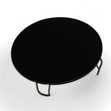 68.0mm /65mm disku vāciņš ar regulējamām kājām (melns)