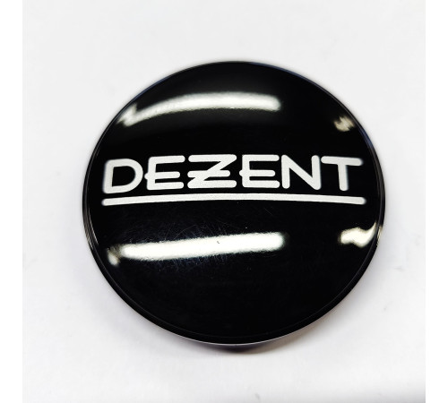 60mm DEZENT BLACK diska vāciņš
