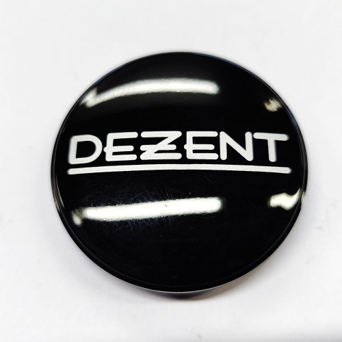 60mm DEZENT BLACK diska vāciņš