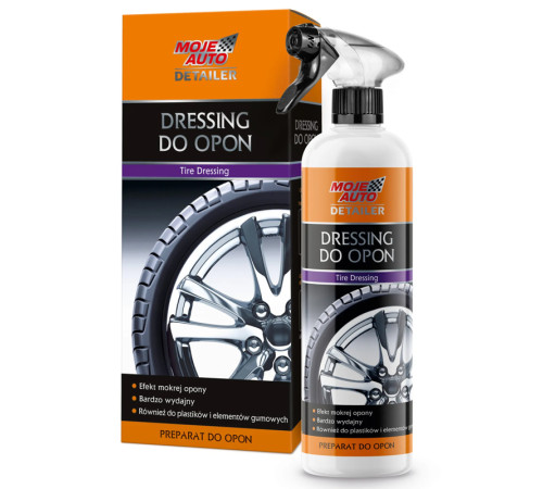 Riepu apkopes līdzeklis. mitru riepu efekts. 500ML / MOJE AUTO