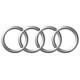 Audi 3D wheel cap stickers