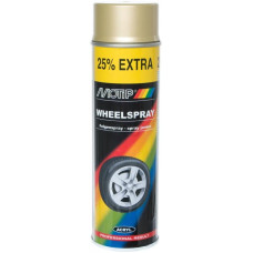 Gold wheel paint MOTIP spray (500ml) 