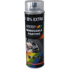 Rubber TRANSPARANT wheel paint MOTIP sprayplast (500ml) 