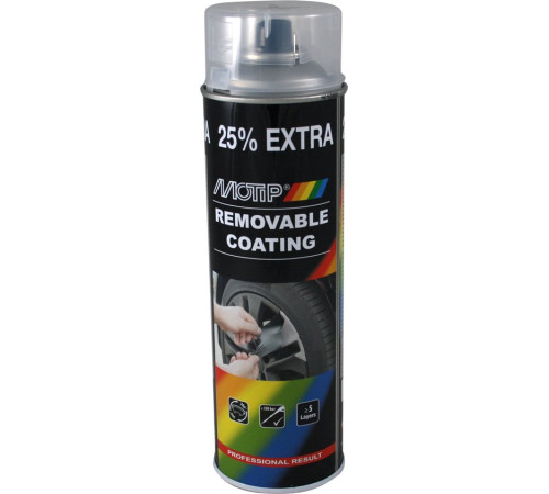 CAURSPĪDĪGA gumijas Disku krāsa MOTIP sprejs (500ml)