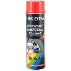 Rubber RED wheel paint MOTIP sprayplast (500ml) 