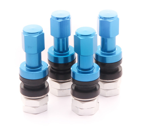Alumīnija ventiļu komplekts JR v2 - BLUE