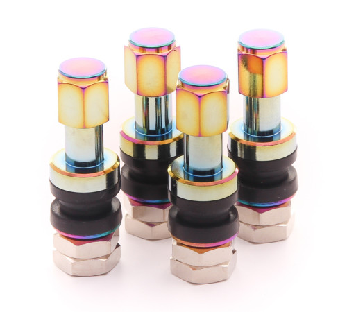 Alumīnija daudzkrāsu ventiļu komplekts JR v2 - NEOCHROME 