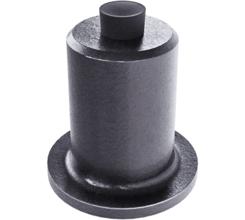 S10 Riepu radzes terauda 10mm garums, flancis 8mm (iepakojums 500 gab.)