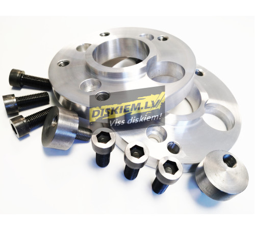 18 mm adapteri disku Prāejas no 4x100, 57.1 uz 5x120, Centrs 72.6 (2 gab.)