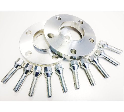 12 mm 2x Flanči BMW (5x120, 72.6mm) un 10 skrūves