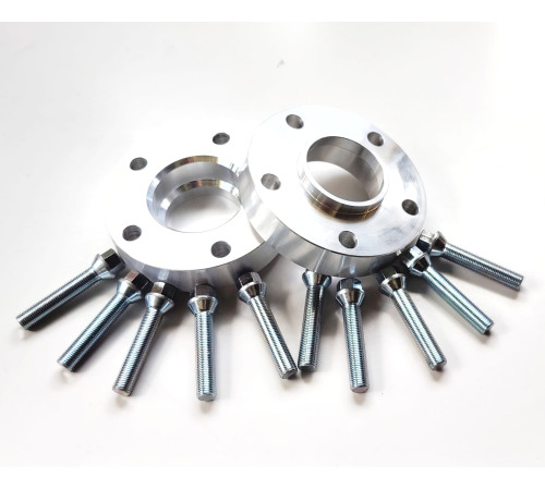 30 mm 2x Flanči (5x120, 72.6mm) un 10 skrūves