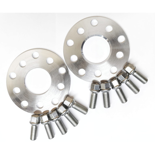 5 mm 2x Фланцы, (PCD 5x100, 5x112) 57.1 Audi, VW, Škoda и 10 болтов 