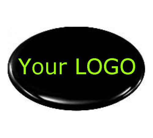 ar JŪSU LOGO! 3D vāciņu uzlīmes