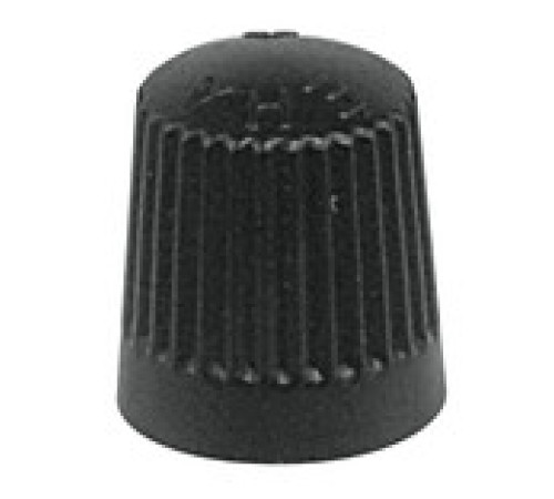 Ventīļmicīte plastmasas (melna)