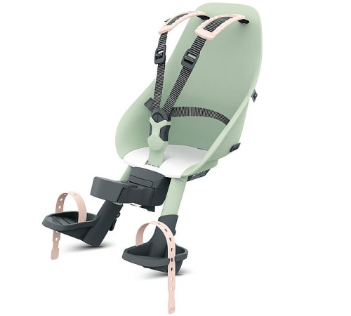 Bērnu velo sēdeklis Urban Iki Green Black (stiprinājas uz priekšēja rāmja)