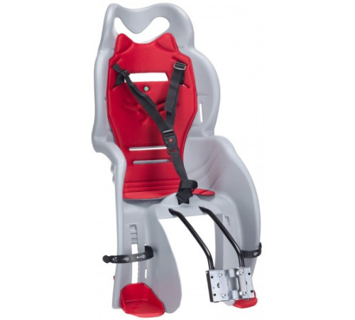 Bērnu velo sēdeklis HTP Italy Sanbas T-rāmis gaiši pelēks