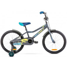 Bērnu divritenis 1 ātrums Romet Bicycle Romet Tom 20" 2021 anthracite - yellow