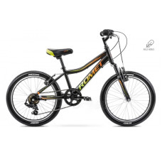  Bicycle Romet 6 speed Rambler 20" Kid 1 Alu 2021 black - orange