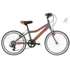  Bicycle Romet 6 speed Rambler 20" Kid 1 Alu 2021 Graphite - orange
