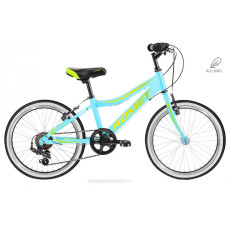  Bicycle Romet 6 speed Rambler 20" Kid 1 Alu 2021 blue-green