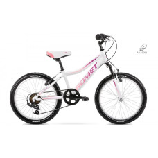 Bicycle Romet 6 speed Jolene 20" Kid 1 Alu 2021 White violet