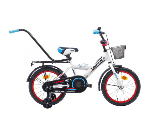 Bērnu divritenis Monteria Limber 16" 2021 white - blue