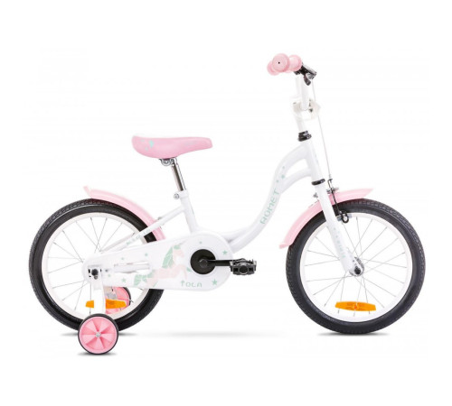 Bērnu divritenis Romet Tola 16" 2021 white-turquoise