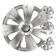 Dekoratīvas riteņu uzlikas ENERGY RC silver chrome 15" (4 gab.)