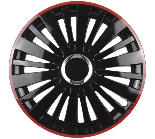 Dekoratīvā riteņu uzlika FALCON Black & Red 16"