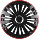 Wheel cover FALCON Black & Red 16"