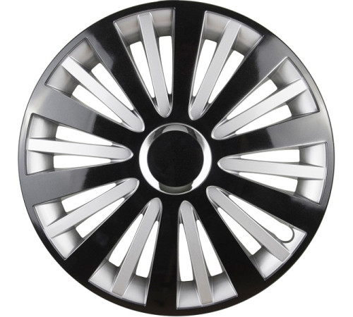Dekoratīvā riteņu uzlika FALCON Black & Silver 14"