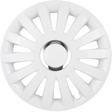 Wheel cover SAIL White with chrome rings 15"