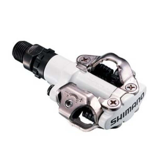 Pedals Shimano PD-M520 SPD + SM-SH51 white
