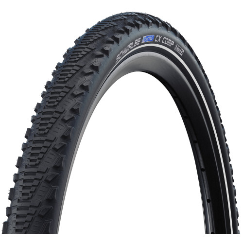 Tire 26" Schwalbe CX Comp HS 369 Active Wired 50-559 / 26x2.00 Black-Reflex