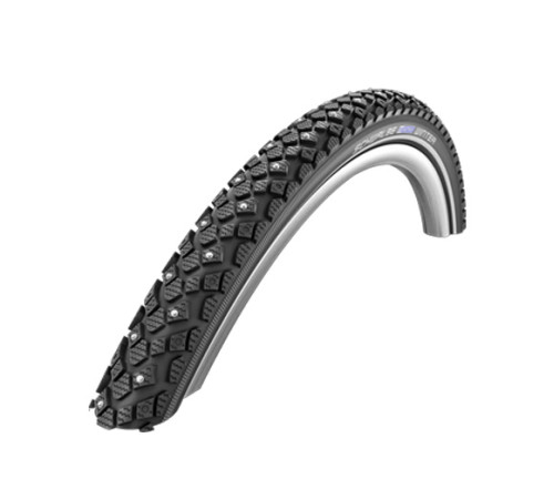 Tire 28" Schwalbe Winter HS 396, Active Wired 35-622 / 28x1.35 Black-Reflex