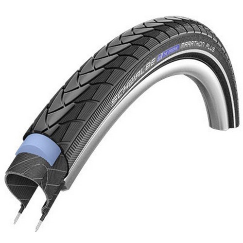 Tire 20" Schwalbe Marathon Plus HS 348 Perf Wired 35-406 Black-Reflex
