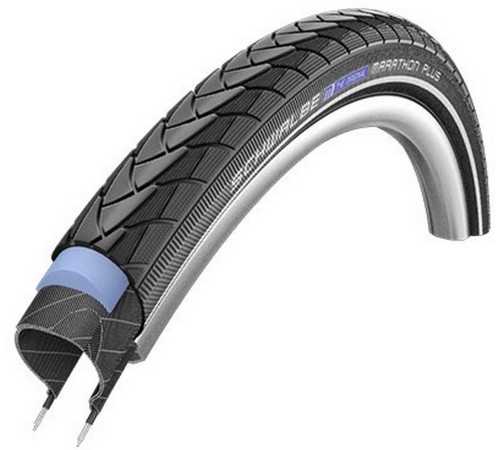 Tire 20" Schwalbe Marathon Plus HS 348 Perf Wired 47-406 Black-Reflex
