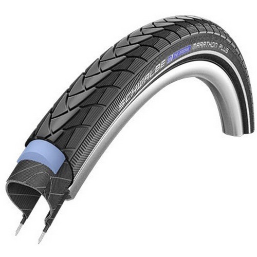 Tire 20" Schwalbe Marathon Plus HS 348 Perf Wired 47-406 Black-Reflex