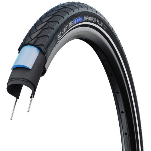 Riepa 28" Schwalbe Marathon Plus HS 348 Perf Wired 40-622 / 28x1.50 Black-Reflex